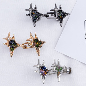 Broche de estrella cruzada, cincha de cintura <span class=keywords><strong>con</strong></span> botón de cintura desmontable, tamaño de cintura ajustable para pantalones - Product Image 1