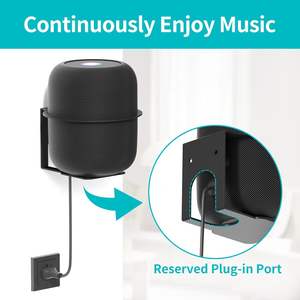 Venta caliente Home Theater Subwoofer Sistema de audio Altavoz Colgador Soporte Altavoces para soporte montado en la pared de <span class=keywords><strong>Homepod</strong></span> 2. - Product Image 3