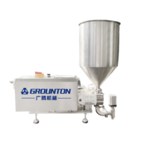 Petite machine semi-automatique de remplissage et de scellage de bouteilles de liquide et de sachets d'eau avec moteur à engrenages à pompe