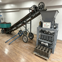 Machinerie de construction de bâtiments, machine automatique de fabrication de briques en ciment, machinerie de fabrication de briques