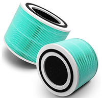 KLP prix d'usine 3-en-1 True HEPA Filter Pièce de filtre à charbon actif