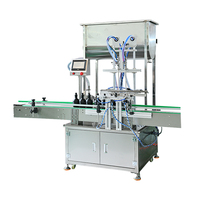 Ligne de remplissage et de bouchage automatique BANMO à double buse avec pompe magnétique pour liquides visqueux, 10-2000 ml