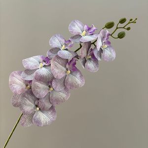 BF-OD07 Orchidee Artificiali di Alta Qualità, 9 <span class=keywords><strong>Fiori</strong></span>, <span class=keywords><strong>Lilla</strong></span> <span class=keywords><strong>Viola</strong></span>, Effetto Realistico, Phalaenopsis per Matrimoni <span class=keywords><strong>e</strong></span> Decorazioni Domestiche - Product Image 2