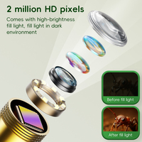 Inskam G21 Best Seller Endoscopio para niños 2MP HD Juguete de silicona con lente única de 8,5mm Cable de 1m 2-10cm Focus Juguetes educativos para niños
