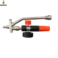 SS 2 voies Valve neige mousse Lance mousse canon mousse nettoyeur haute pression accessoire Double Lance pour commutation rapide lavage de voiture