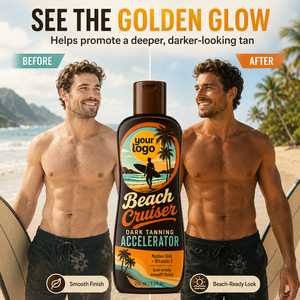 Accélérateur <span class=keywords><strong>de</strong></span> <span class=keywords><strong>bronzage</strong></span> rapide OEM, stimulant la production <span class=keywords><strong>de</strong></span> mélanine, à base d'huiles natives, d'aloe vera, d'huile <span class=keywords><strong>de</strong></span> graines <span class=keywords><strong>de</strong></span> tournesol et <span class=keywords><strong>de</strong></span> vitamine E, non collant, pour un <span class=keywords><strong>bronzage</strong></span> intense. - Product Image 1