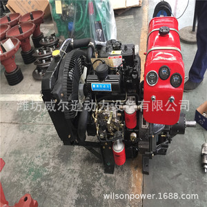 Motor diésel bicilíndrico 2110 de 24 Kw a 2200 rpm, cuatro tiempos, arranque automático para generador - Product Image 3