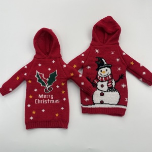 Maglioni Promozionali Personalizzati in Acrilico 100% con Ricamo Jacquard a Tema Natalizio <span class=keywords><strong>per</strong></span> Bottiglie di Vino, Ideali <span class=keywords><strong>per</strong></span> Feste in Casa - Vendita all'Ingrosso - Product Image 6