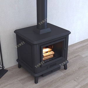 เตาผิงไม้สไตล์ยุโรปแบบโมเดิร์น ให้เปลวไฟจริง ใช้ในบ้านพักตากอากาศ โรงแรม ห้องนอน ห้องนั่งเล่น - Product Image 1