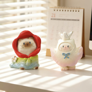 Figura Coleccionable Pai Cat en Caja Sorpresa, Adorno Decorativo de Resina para Escritorio, Regalo Unisex para Mayores de 14 Años - Product Image 1