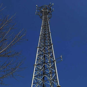 Üç Tüplü İletişim Kulesi 30 Metre Yükseklik Q235B/Q355B/Q420B Malzeme - Product Image 2