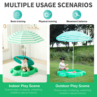 Ensemble de jouets de plage pour enfants, jeu sensoriel sûr, bac à sable pour tout-petits, tortue en plastique, bac à sable intérieur/extérieur, cadeau d'été pour enfants de 3 à 8 ans