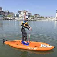 Vente chaude Stand up Pédale Drive Paddle Board Eau Pédale Vélo Gonflable Vélo D'eau