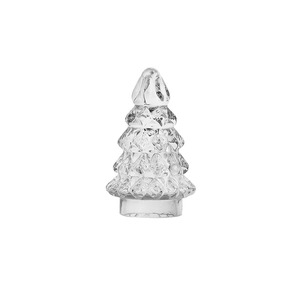 Tischplatte, Herzstück, dekorativer Weihnachts baum 2,36 Zoll Breite X 6,6 Zoll Höhe Quecksilber glas klar - Product Image 3