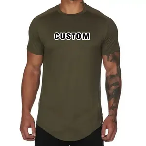 Muscle Workout Compression T-shirt Custom Sport Active Athletic Clothing Quick Dry Fitted Gym Wear Fitness Men Gym T Shirt