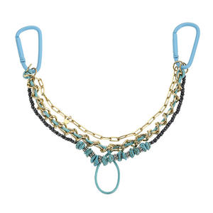 REWIN Chunky Coeur Cerise Clé Étoile Pendentif Tissé En Cuir Métal Corde Chaîne <span class=keywords><strong>Sac</strong></span> Charme Femmes <span class=keywords><strong>Sac</strong></span> <span class=keywords><strong>À</strong></span> <span class=keywords><strong>Main</strong></span> Décor Accessoires - Product Image 6