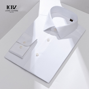 Camicia Formale da <span class=keywords><strong>Uomo</strong></span> a Maniche Lunghe in <span class=keywords><strong>Lino</strong></span> 260 Gsm, Slim Fit, Non Necessita di Stiratura, con Ricami - Product Image 3