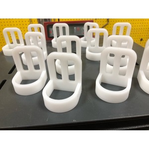 Hammer Hook Plastic <b>Tool</b> Storage Holder For <b>Carpenter</b> Scaffolder White Round Shape - Product Image 2