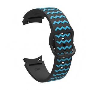 Correa de Reloj de Silicona de Dos Tonos sin Espacios, Personalizada, Deportiva, para <span class=keywords><strong>Samsung</strong></span> Galaxy <span class=keywords><strong>Watch</strong></span> 6 <span class=keywords><strong>5</strong></span> <span class=keywords><strong>Pro</strong></span> 4 Classic, Venta al Por Mayor - Product Image 3