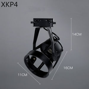 Appareil d'éclairage sur <span class=keywords><strong>rail</strong></span> réglable par30, kit de 2 pièces, prix d'usine en blanc peint sur <span class=keywords><strong>rail</strong></span> - Product Image 6