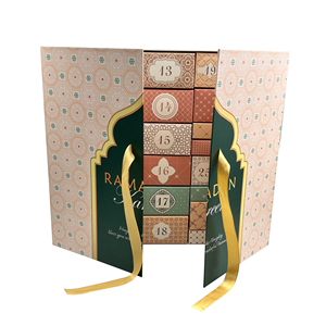 Tùy Chỉnh Bán Buôn Ramadan 30 Ngày Advent Lịch Hộp Quà Tặng Bao Bì Nam Châm Giấy Hộp Quà Tặng Với Ribbon - Product Image 6