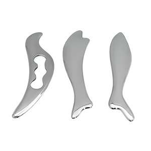 Großhandel Medizinisches Metall <span class=keywords><strong>Gua</strong></span> <span class=keywords><strong>Sha</strong></span> für Gesicht Augen zurück Schönheit Fisch geformte Edelstahl kratzen <span class=keywords><strong>Gua</strong></span> <span class=keywords><strong>Sha</strong></span> Board - Product Image 3