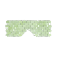 Masque de massage facial en cristal de jade vert 2025 – Soin ciblé des yeux pour une relaxation optimale – Nouveauté promotionnelle