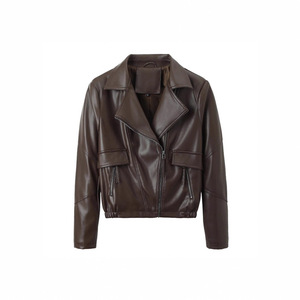 Cappotto <span class=keywords><strong>Trench</strong></span> Vintage in <span class=keywords><strong>Ecopelle</strong></span> da Donna Lin con Fodera in Seta e Funzione Anti-Piega, Blazer <span class=keywords><strong>Nero</strong></span> - Product Image 2