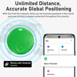 جهاز تتبع GPS صغير ذكي للكلاب والأمتعة والمفاتيح - تتبع في الوقت الفعلي مع تطبيق وتحكم صوتي وشاشة عرض وبطارية ليثيوم متوافق مع نظام iOS - Product Image 4