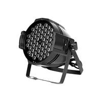 Projecteur LED Par RGBW Bertin, blanc chaud, haute luminosité, 54 LED * 2W 3-en-1, contrôle DMX512/activation sonore, en alliage d'aluminium