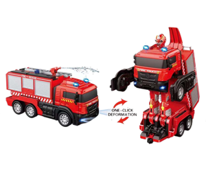 <span class=keywords><strong>2023</strong></span> nouveaux jouets de véhicules d'ingénierie RC déformation en un clic RC pelle grue transport lourd vehic RC transformer robots voiture jouets - Product Image 4
