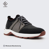 Fabricant de chaussures LANCI, faible MOQ, baskets personnalisées, baskets de course pour hommes, baskets respirantes en mesh pour hommes