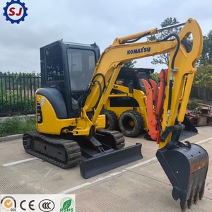 Mini-excavatrice Komatsu PC30MR d'occasion d'origine japonaise, modèles PC20, PC35, PC56, à balayage de queue zéro, compacte, sur chenilles, à vendre - Product Image 5