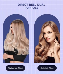 Profesyonel 2'si 1 Arada Saç Düzleştirici Mini Saç Maşası Çok Fonksiyonlu Seramik Hızlı Isınan Düzleştirici ve Maşa - Product Image 6