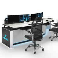 Table de console de salle de contrôle de sécurité pour centre de commande
