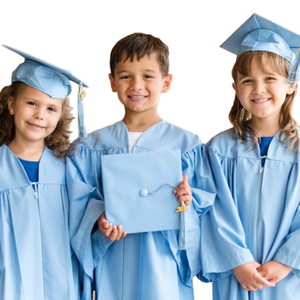 Ensemble de toge et toque de graduation personnalisés <span class=keywords><strong>pour</strong></span> bébés filles, avec pompon, <span class=keywords><strong>pour</strong></span> fête 2026, haute qualité, mode, 100% polyester - Product Image 1