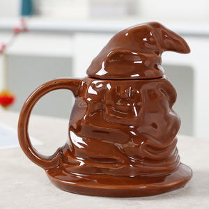Tasse en céramique de modélisation de chapeau de magicien créatif pour les fournitures de vacances de Noël - Product Image 2