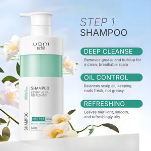 Ensemble de shampoing pour <span class=keywords><strong>cheveux</strong></span> bouclés de marque privée shampooing <span class=keywords><strong>blond</strong></span> végétalien sans sulfate shampooing et après-shampoing à l'huile d'argan biologique pour salon - Product Image 4