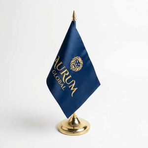 Ensemble de drapeaux de table pour sommet international avec plusieurs motifs nationaux - Product Image 3