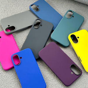 Funda de Silicona Líquida de Alta Calidad S040 para iPhone 16 Pro Max Plus, Carcasa Protectora Antigolpes para Teléfono Móvil - Product Image 5