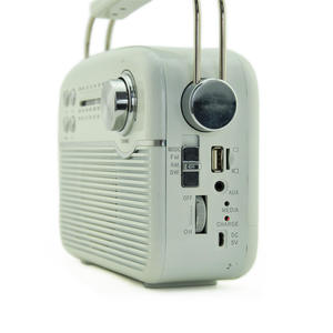<b>Retro</b> Multiband FM AM SW Home Radio With Built-in Speaker And Portable Handle For Home <b>Decoration</b> And Outdoor Use - Product Image 6