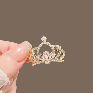 Venta al por mayor de estilo europeo de lujo de cristal pequeña abeja Animal Pin broche accesorios de ropa broches decorativos - Product Image 5