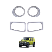 ABS extérieur pare-chocs avant antibrouillard couvercle décoratif garniture antibrouillard couverture voiture accessoires pour Suzuki Jimny 2019 2022 2024 JB74