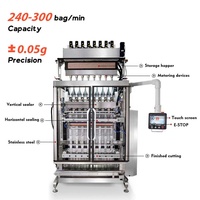 Machine d'emballage haute vitesse multi-voies pour sachets de protéines en poudre et de café, 1g 2g, scellage arrière, 3 en 1 (collage, remplissage)