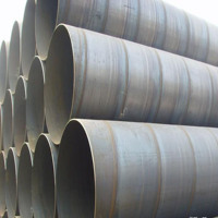 Tuyau en acier au carbone spiralé API 5L SSAW pour pipeline d'huile, de gaz et d'eau