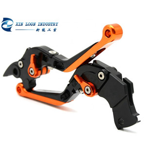 适用于Duke125 Duke200 Duke250 Duke390 RC125 RC200 RC390摩托车刹车离合器拉杆 CNC铝制可伸缩可调节拉杆 - Product Image 3