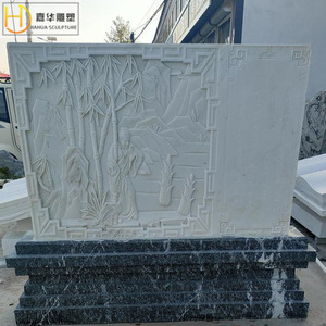 Murales en Relieve Jiahua, Decoraciones Exteriores de Estilo Chino para Patios y Villas - Product Image 3