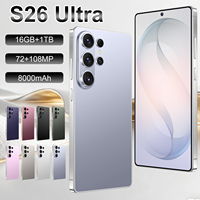 Nuevo Smartphone S26 Ultra 5G, 16GB de RAM, 1TB de Almacenamiento, Pantalla HD de 7.3 Pulgadas, Procesador Deca Core, Teléfonos Móviles con Doble SIM