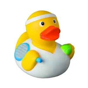 사용자 정의 소프트 플라스틱 옐로우 오리 목욕 장난감 오리, OEM 고무 플라스틱 아기 목욕 장난감