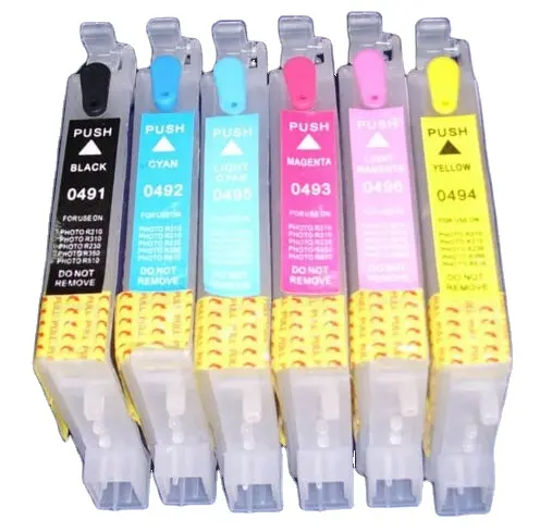 Refillable Ink Cartridges for EPSON R210 R230 R310 R350 RX510 RX630 RX650 W ARC printer parts factory